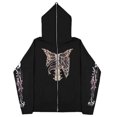 thumbnail image 1 of Sudaderas oscuras europeas y americanas para hombres y mujeres, sudaderas con capucha, parejas góticas, sudaderas Harajuku con cremallera de gran tamaño, 2023, 1 of 5