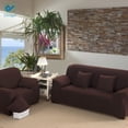 thumbnail image 2 of Deago Modern Sofa Slipcover Fitted Stretch Couch Stylish Sofa Cover Furniture Protector (2 Seater, Coffee), 2 of 6