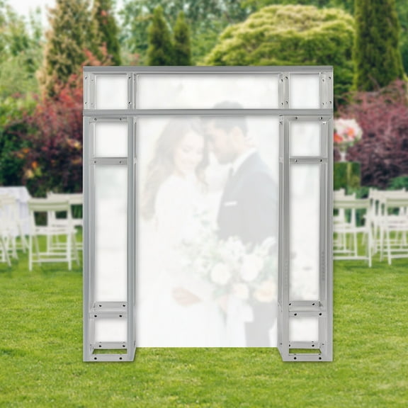 Miumaeov 3Pcs Square Box Trusses DJ Lighting Truss System TV Mount Stand Trussing Segment Kit for Stage, DJ, Wedding, Party