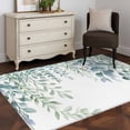 thumbnail image 3 of Rustic Spring Area Rugs 3x5 ft Sage Green Eucalyptus Leaves Botanical Washable Rug Non Slip Indoor Carpet Absorbent Floor Mat for Living Room Bedroom Dining Room, 3 of 9