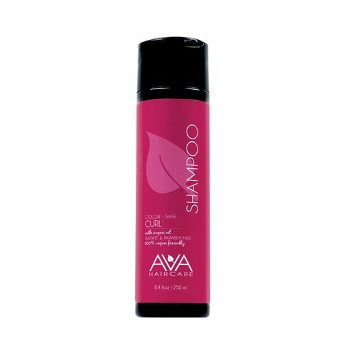 Ava Haircare - Curl Shampoo - Vegan Sulphate Free Paraben Free Cruelty Free - Curly Hair Shampoo (8.4Oz)