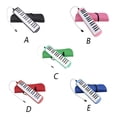thumbnail image 2 of QualitChoice Melodic Professional Musical Keyboard Music Instrument Portable Piano Harmonica with Carrying Bag Playing Keyboards Black Black, 2 of 6