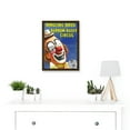 thumbnail image 2 of Circus Ringling Bros Barnum Bailey Show Clown A4 Artwork Framed Wall Art Print, 2 of 4