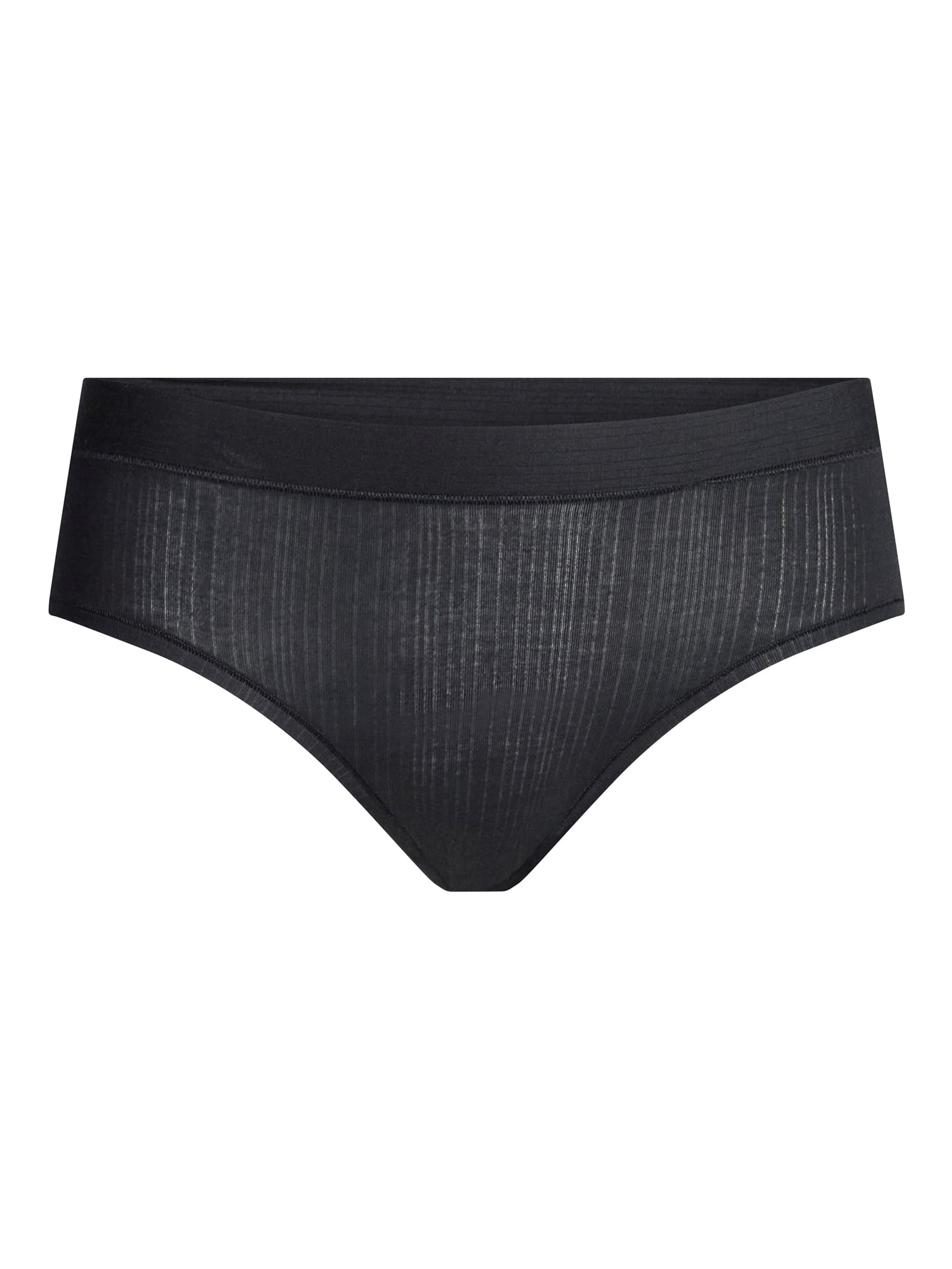 Joyspun Women's Ribbed Modal Hipster Panties, 3-Pack, Sizes XS-3XL