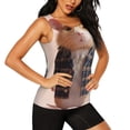 thumbnail image 2 of Fotbe Cute Mouse In Glasses Blusas Sin Mangas para Mujer – Estilo Casual, Corte Suelto, Slim-Fit, Cuello Redondo Deportivo, Tops de Verano para Gimnasio y Yoga-Small, 2 of 7