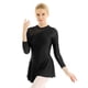 thumbnail image 5 of Ropa de baile lírico de Ballet profesional para mujer, vestido de manga larga con cuello Halter y espalda descubierta, vestido de patinaje artístico, vestido de leotardo de gimnasia, 5 of 5