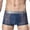 Blue, variant on HUPOM Mens Underwear Boxer Briefs Male Thongs Medium waist Comfort Waist Solid Boxer Briefs Gray L