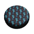thumbnail image 3 of Kll Blue Seahorse Tire Cover,Universal Wheel Tire Cover For Trailer, Rv, Suv, Truck,Camper And Many Vehicle,(16 Inch), 3 of 8