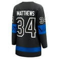thumbnail image 4 of Women's Fanatics Auston Matthews Black Toronto Maple Leafs Alternate Breakaway Jersey, 4 of 6