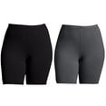 thumbnail image 4 of Yuarrent Pantalones cortos de gimnasio sin costuras, mallas de entrenamiento, pantalones cortos deportivos para mujer, pantalones cortos de verano de Uniforme atlético gris XL, 4 of 6