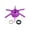 Purple, variant on Abu Garcia Max Series B3 B4 P3 P4 P5 Fishing Reel Star Brake Upgrade - Aluminum Alloy 6-Star Brake for Water Droplet Wheel - Multiple Colors