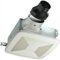 thumbnail image 2 of Broan-NuTone LoProfile LP80 Bathroom Exhaust Fan - 80 CFM, 1.0 Sones, White Polymeric — Heavy-Duty Construction, Professional Use, 2 of 2
