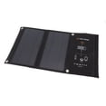 thumbnail image 3 of Paquete De Carga Solar Plegable, Cargador De Panel Solar Negro Tasa De Conversión Alta Tecnología De Carga Inteligente Polímero PET 5V 2.5A Para Montañismo ANGGREK Otros, 3 of 8