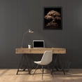 thumbnail image 3 of Maki 15x18 Black Modern Wood Framed Wall Art Titled - A Rare Desk Plant Iv, 3 of 6