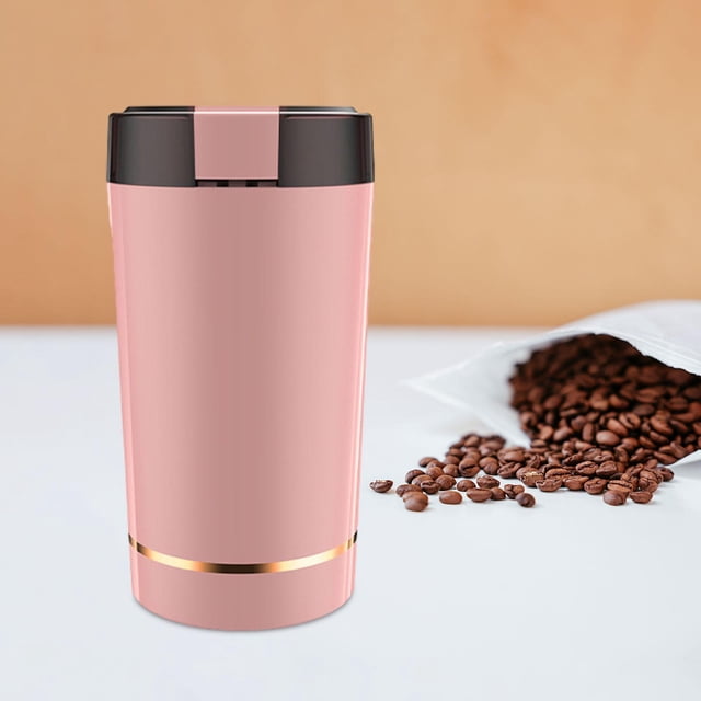 Molinillo de café eléctrico, molinillo para expreso, portátil, oficina, cocina, cámara extraíble, máquina de molienda de granos de café, molinillo de rosa Soledad molinillo de café