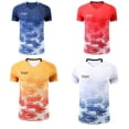 thumbnail image 1 of Ropa de bádminton para hombres y mujeres de primavera y verano, ropa de competición de secado rápido, chaqueta, selección de cuatro colores, 1 of 5