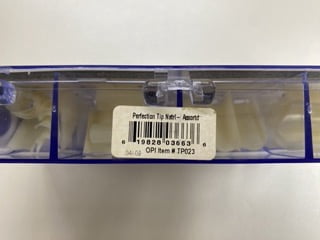 OPI Nail Tips Natural , Matte finish , ultimate smile line tip Assorted item # TP023