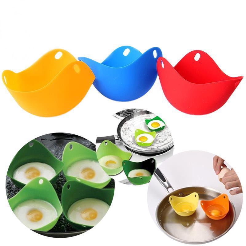 COUTEXYI Silicone Egg Poacher Poaching Pods Pan Poached Cups Mould Tool