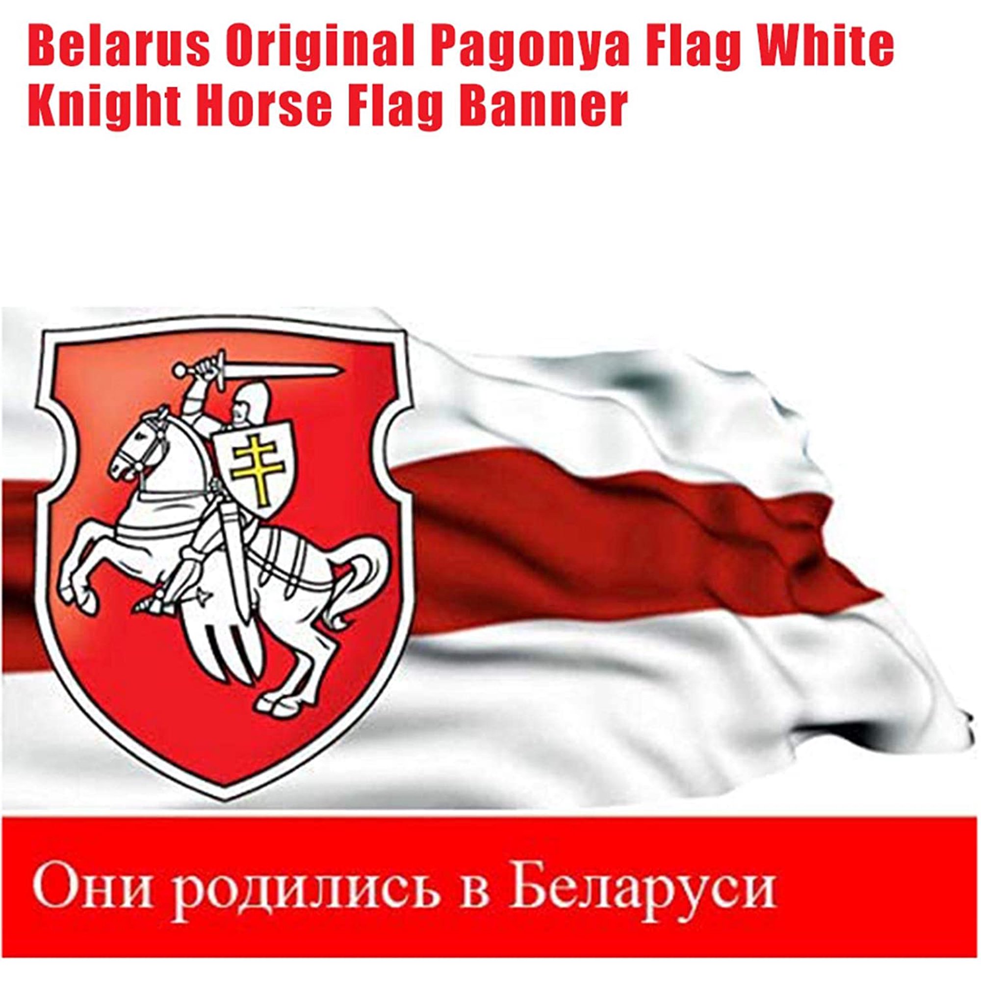 Royal Polish-Lithuanian Commonwealth Flag - 3x5 Ft, White/Red With Pogonia Vasa Symbol