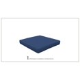 thumbnail image 2 of TK Coussin d'Extérieur Classique 4" Résistant à l'Eau pour Pouf en Bleu Marine, 2 of 3