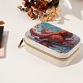 thumbnail image 7 of Octopus Velvet Portable Jewelry Organizer Box with Removable Compartment - Earring Holder and Gift Jewelry Box, 7 of 7