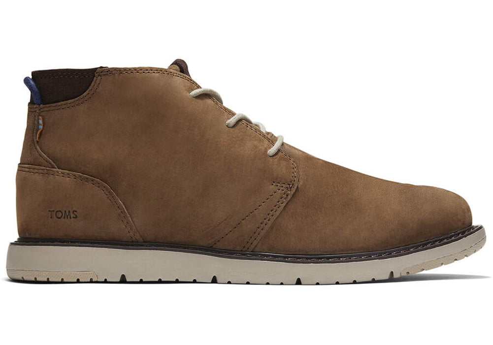 TOMS Navi Boots Men (10, Walnut Brown 
