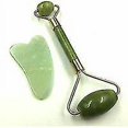 thumbnail image 1 of Rawiri Jade Roller Gua Sha Set, Rodillo de Jade para Cara, Dispositivo de Belleza de Jade, Masaje con Rodillo de Jade, Verde-, 1 of 2