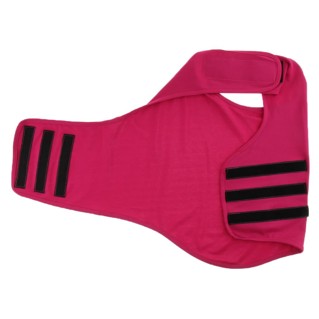 Bvdfgk Dog Anxiety Calming Wrap Coat Vest for Vet Visiting Training Rose Red M