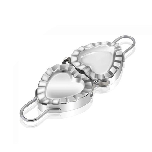 Moldes para rebanar masa para hacer bolas de masa hervida, utensilios de molde portátiles de acero inoxidable, molde doméstico DIY para pasteles, tortitas, raviolis, pastelería Inevent HA010233-00