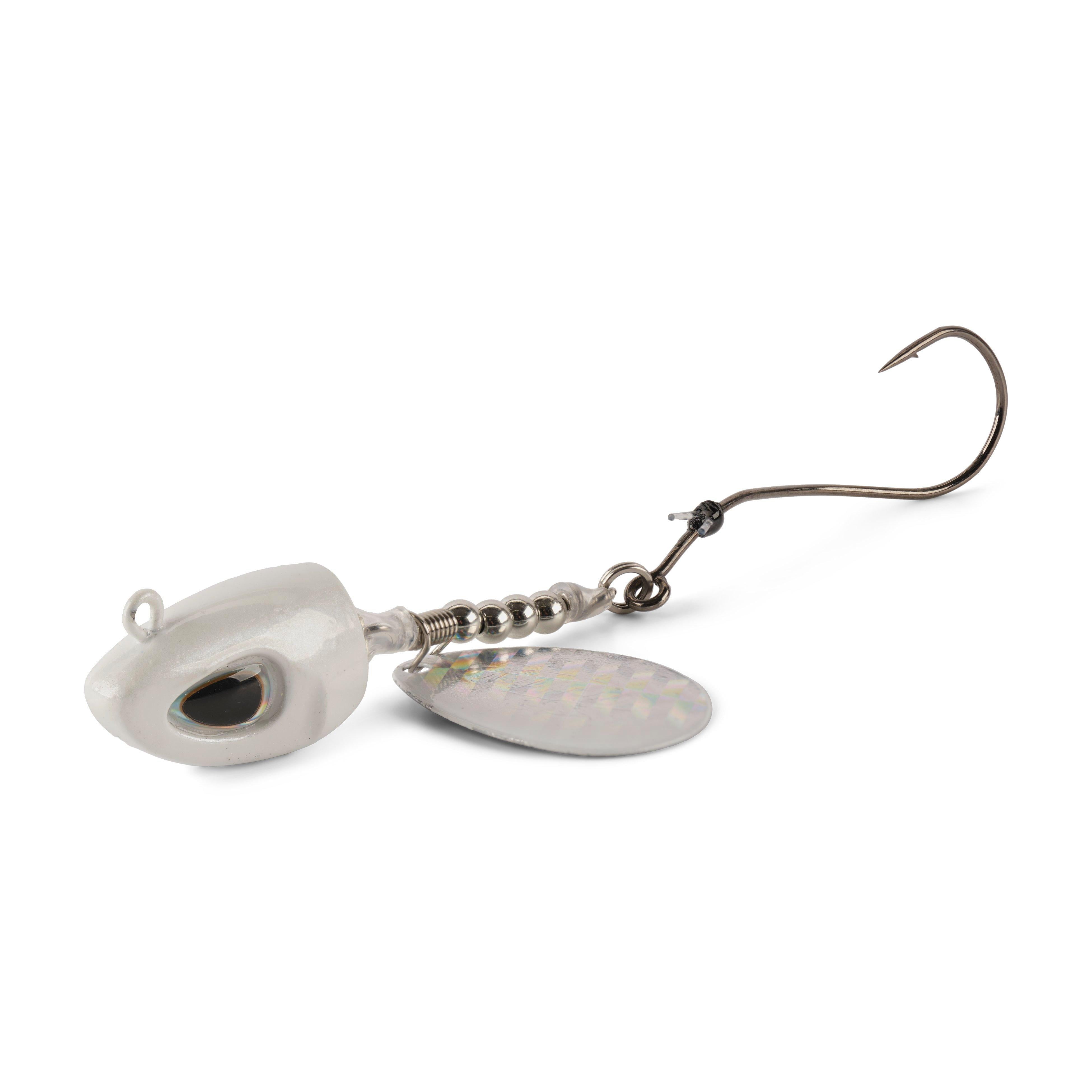 Berkley Bladed Rawler Jig, 1/0, Pearl White