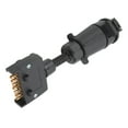thumbnail image 3 of Wiring Connector, Trailer Adapter Plug 7 PIN Safe Connection ABS Shell Waterproof Round Female To Flat Male  for Boat, 3 of 8