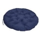 thumbnail image 2 of Cojín para silla colgante de huevo para patio, resistente al agua, grueso, para asiento de exterior Azul oscuro, 2 of 8