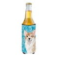 thumbnail image 2 of Carolines Treasures BB9449MUK Corgi Winter Michelob Ultra Hugger for slim cans  Slim Can multicolor, 2 of 3