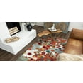 thumbnail image 7 of Mohawk Home Strata Tossed Floral Multi Printed Area Rug, 5'x8', Grey & Orange, 7 of 7
