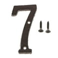 thumbnail image 2 of jifeng Rustic Plaque Door Number House Hotel Door Address Digits Sticker Sign 7 Number 7, 2 of 9