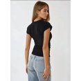 thumbnail image 5 of Fitted Crew Neck Short Sleeve T-Shirt, 5 of 5