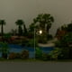 thumbnail image 3 of Bearachild 1:87, lámpara de calle de de arena, modelo de lámpara, altura ajustable, bombilla de luz de poste en miniatura, manualidades DIY para Artesanía Verde/Blanco cálido Bearachild HA066598-04, 3 of 6