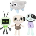 thumbnail image 2 of 2024 Dandy's World Plush Set, 5 Pcs Poppy Cosmo Tisha Dandy Sprout Plushies Toy for Fans Gift, Soft Stuffed Animal Pillow for Home Kids' Bedroom Decor, Birthday Christmas Choice for Boys Girls, 2 of 2