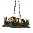 thumbnail image 5 of Meyda 178862 35 in. Moose At Dusk Oblong Pendant, Dark Burnished Antique Copper Purple & Blue Blue & Green, 5 of 7