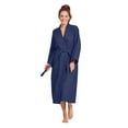thumbnail image 2 of Luxurious Soft Absorbent Lightweight Long Kimono Waffle Spa Bathrobe for Women, 2 of 4