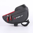 thumbnail image 2 of Bolsa impermeable para bicicleta, compartimento para teléfono móvil y accesorios, cubierta táctil ultrasensible, ranura para auriculares, resistente al agua, compatibilidad universal, fácil, 2 of 5