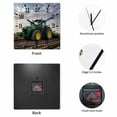 thumbnail image 2 of Farm Tractor Wooden Wall Clock Silent Non Ticking, Green Truck Country Rustic Field Harvester Square Wall Clocks Battery Operated, Decor Clock for Home Office, Living Room, Kitchen, 10 Inch, 2 of 9