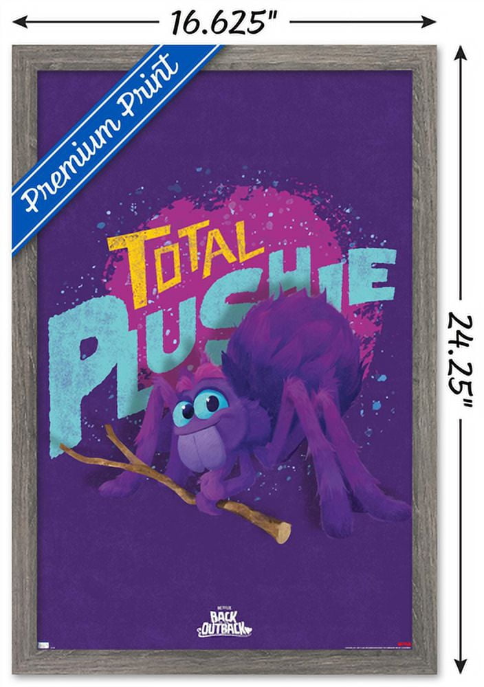 Netflix Back to the Outback - Total Plushie Wall Poster, 14.725" x 22.375", Framed
