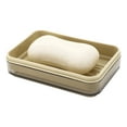 thumbnail image 5 of Unique Bargains 1 Pc Waterproof Soap Holder Double Layer with Cover Gray Soap Holder for Bathroom 5.35"x3.54"x2.01", 5 of 6