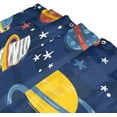 thumbnail image 3 of Coolnut Galaxy Space Planets Shower Curtain Bathroom Decor Watercolor Shower Curtain Sets Fabric Cloth Bathroom Curtains with Hooks 60x72 Inch, 3 of 6