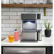 GE Profile Opal 2.0 | Countertop Nugget Ice Maker with side tank | Ice Machine with WiFi Connectivity | Stainless Steel