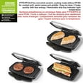thumbnail image 4 of fafa-Grill And Panini Press With Ceramic Coating - Non-Stick Coating - Removable Fat And Oil Collection - White, 4 of 4