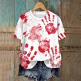 thumbnail image 2 of Towmus Women's Shirt Graphic Tees Halloween Clothes Loose Fit Casual Crew Neck Short Sleeve Tops, 2 of 6