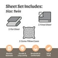 thumbnail image 2 of Regal Comfort The Woods Teal Camouflage Twin 3pc Sheet Set - Premium Luxury Camo Printed Fitted Sheet, Solid Flat Sheet, 1 Camo Pillowcases Camo Bedding Set for Rustic Teens Boys and Girls, 2 of 2