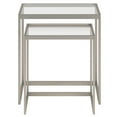 thumbnail image 5 of Evelyn&Zoe Rocco Rectangular Nested Side Table, Satin Nickel, 5 of 8